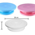 BASE GIRATORIA DE PLASTICO 28CM