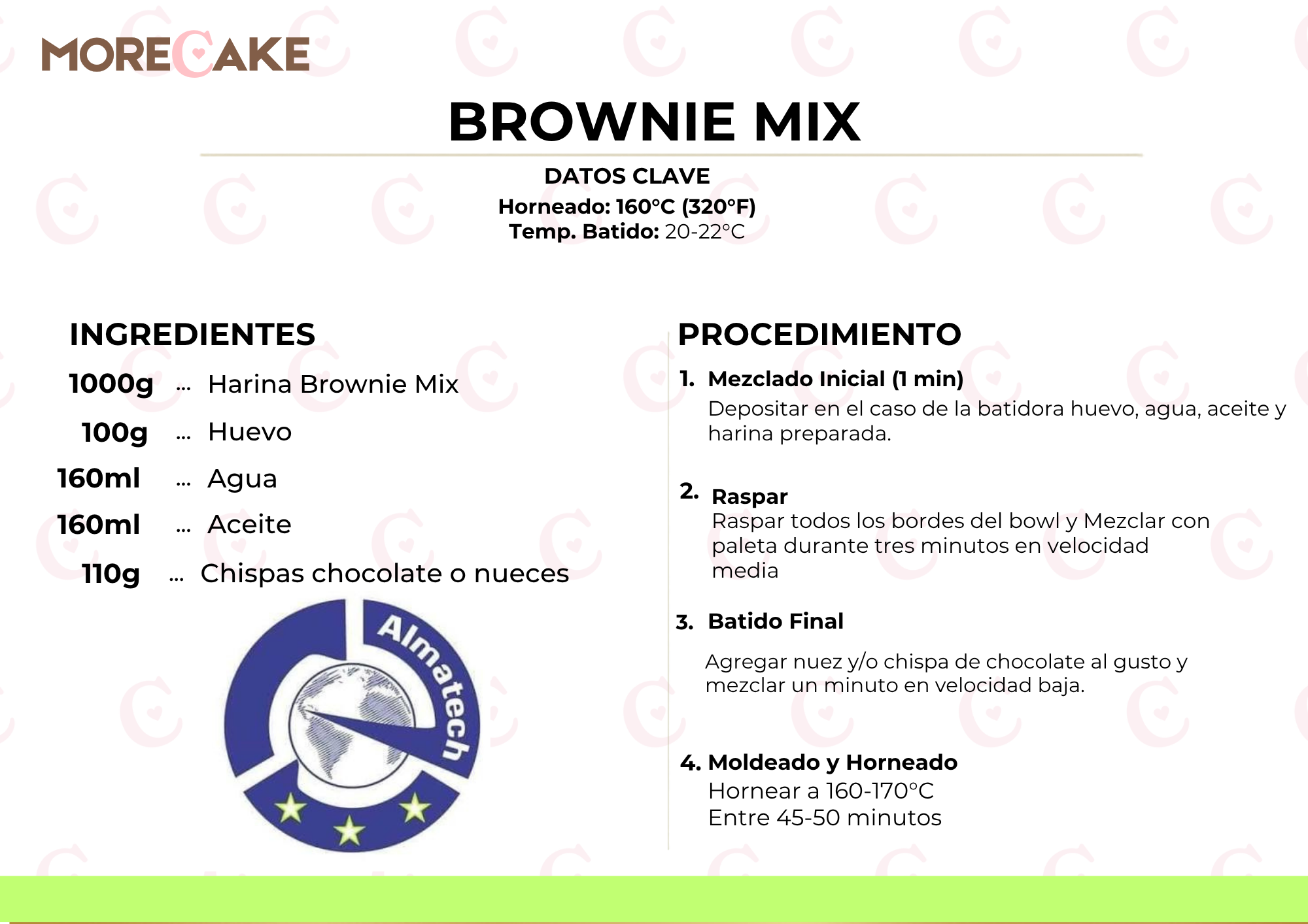 ALMATECH BROWNIE MIX