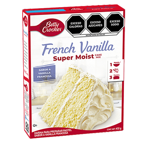 HARINA BETTY CROCKER FRENCH VANILLA (SABOR VANILLA FRANCESA)432G