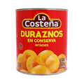 DURAZNO EN  MITADES EN ALMIBAR LA COSTEÑA 820 GR