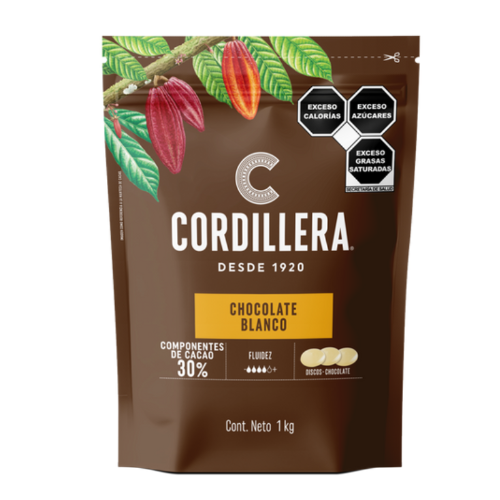 CHOCOLATE BLANCO 30% 1KG CORDILLERA