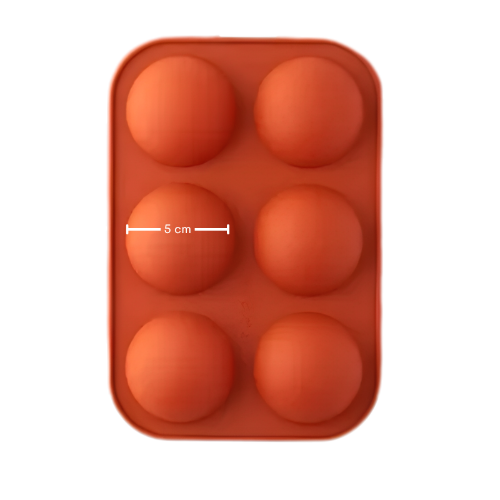 MOLDE DE SILICON ESFERA 5CM