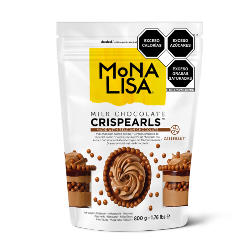 MONALISA CRISPEARLS DE LECHE BOLSA 800 GR