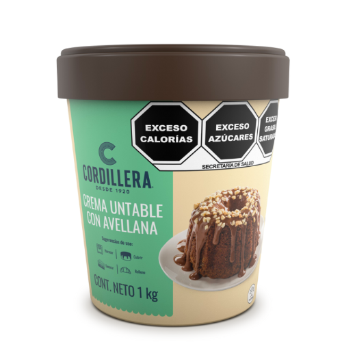 CREMA DE AVELLANA 1KG CORDILLERA