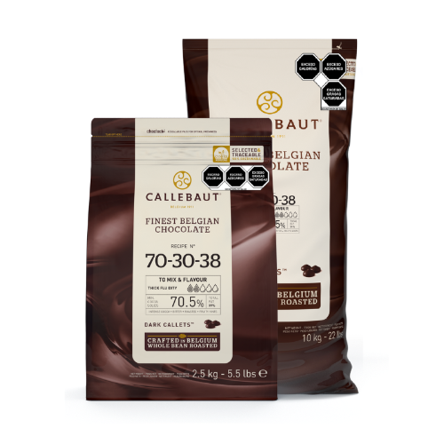 CHOCOLATE AMARGO 70.5 % CALLETS BOLSA 2.5 KG