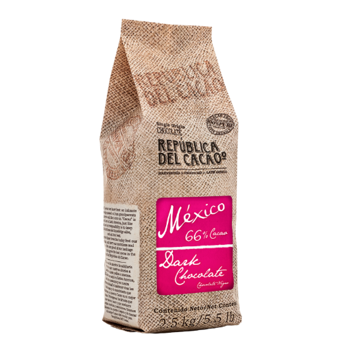 CHOCOLATE DE ORIGEN MÉXICO 66% 2.5KG