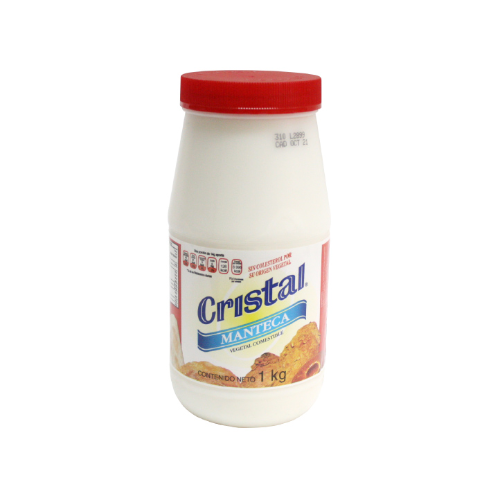 MANTECA VEGETAL CRISTAL 1KG