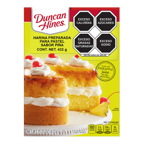 HARINA DUNCAN HINES PIÑA 432 GR