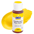 COLOR AMARILLO NEON EN GEL 40G ENCO