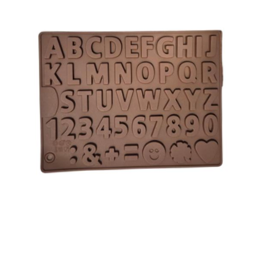 MOLDE SILICON ABECEDARIO MAYUSCULAS