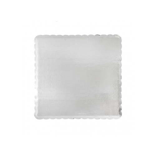 BASE 23X23CM PLATA BLONDEADA