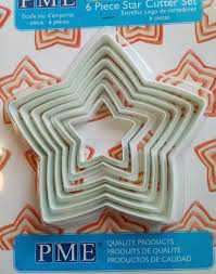 CORTADOR PARA GALLETA ESTRELLA 6 PZ