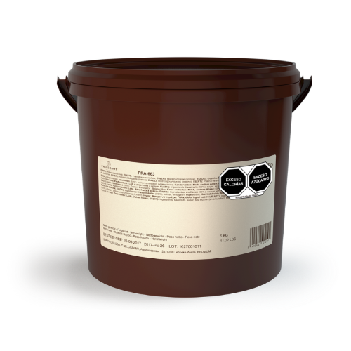 PRALINE DE AVELLANA 50%  CUBETA 5 KG