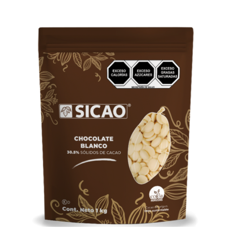 SICAO CHOCOLATE BLANCO 30.5% WAFER 5KG