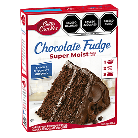 HARINA BETTY CROCKER CHOCOLATE FUDE (OSCURO
