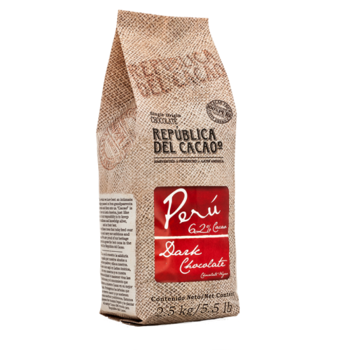 CHOCOLATE PERU 62% 2.5KG REPUBLICA DEL CACAO