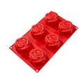 MOLDE SILICON 6 ROSAS