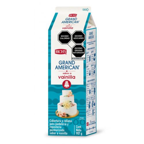 RICH'S GRAND AMERICAN SABOR VANILLA 907G