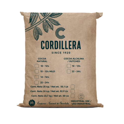 COCOA NATURAL 10/12% 20KG CORDILLERA