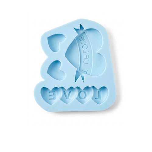 MOLDE SILICON CORAZON LOVE