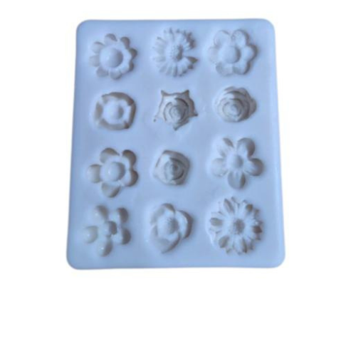 MOLDE DE SILICON FLORECITAS MINI