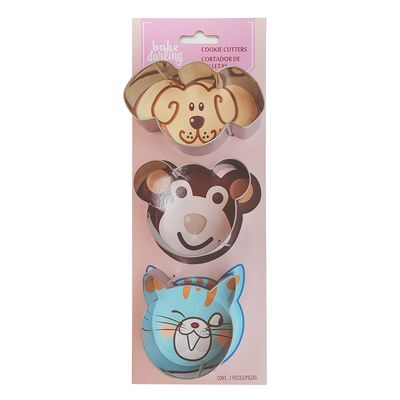 SET CORTADOR DE GALLETAS MASCOTAS