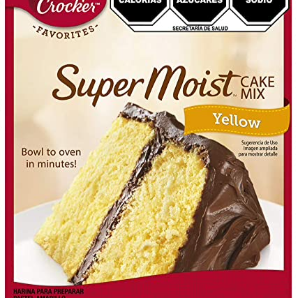 HARINA BETTY CROCKER YELLOW CAKE 375GR