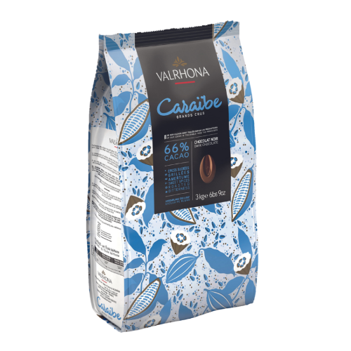 CHOCOLATE CARAIBE  66% BOTON