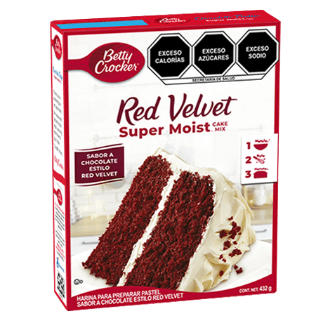 HARINA BETTY CROCKER RED VELVET 432GR