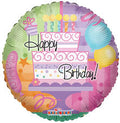 FOIL BALLOON KALEIDOSCOPE GLOBO 18" 46CM