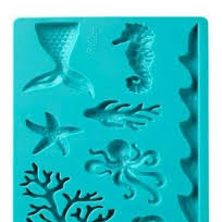 MOLDE SILICON COLA DE SIRENA WILTON