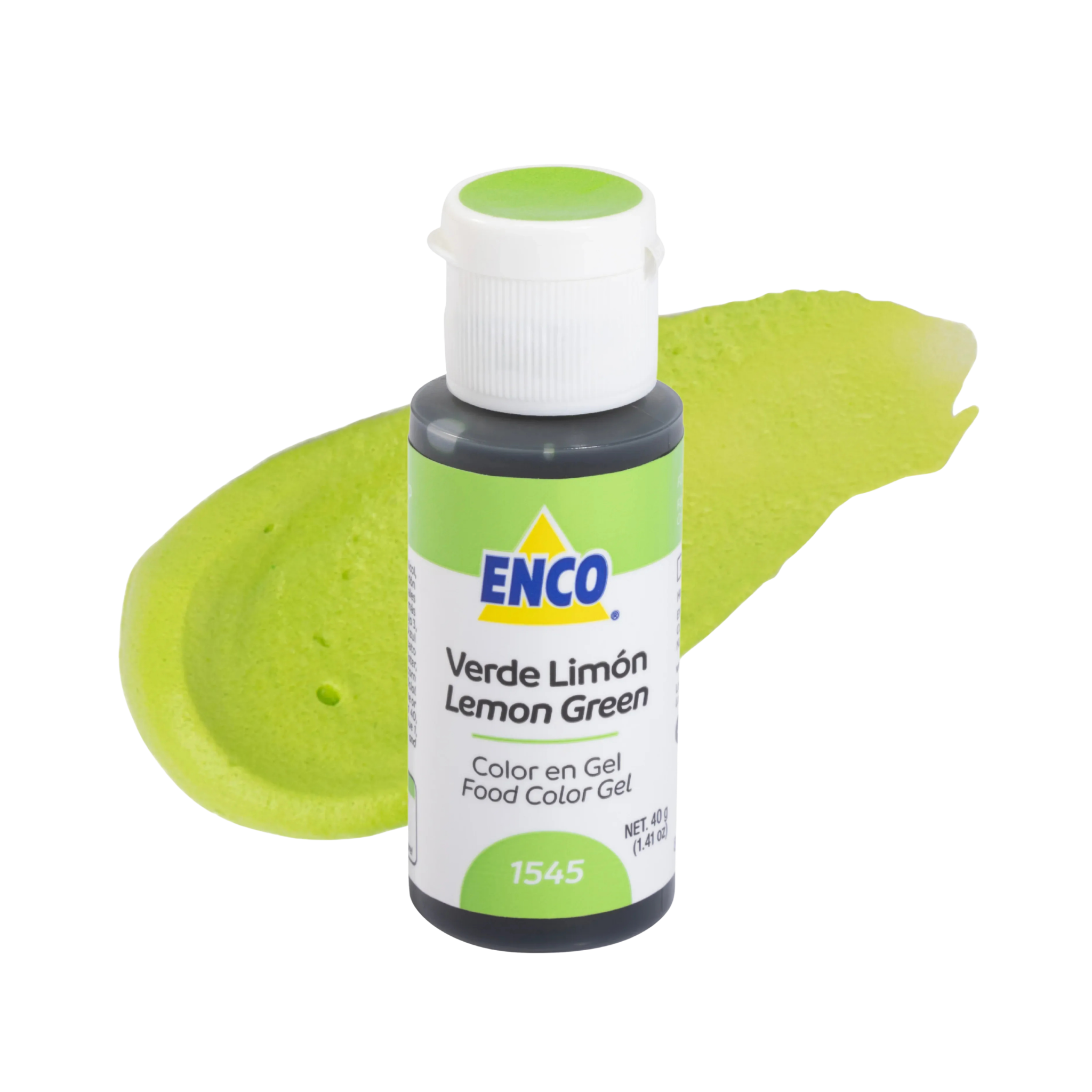 COLORANTE VERDE LIMON EN GEL 40G ENCO