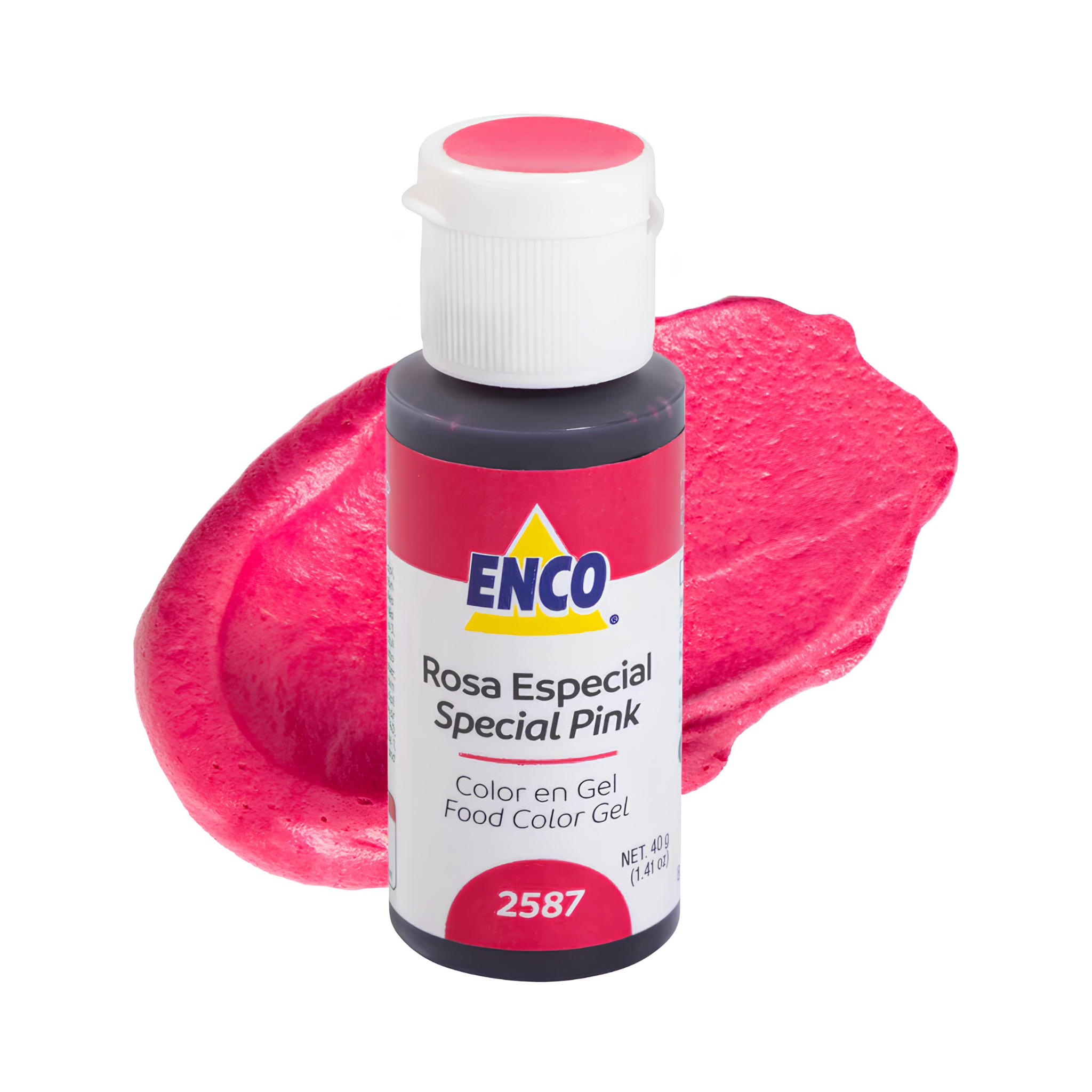 COLOR ROSA ESPECIAL EN GEL 40G ENCO
