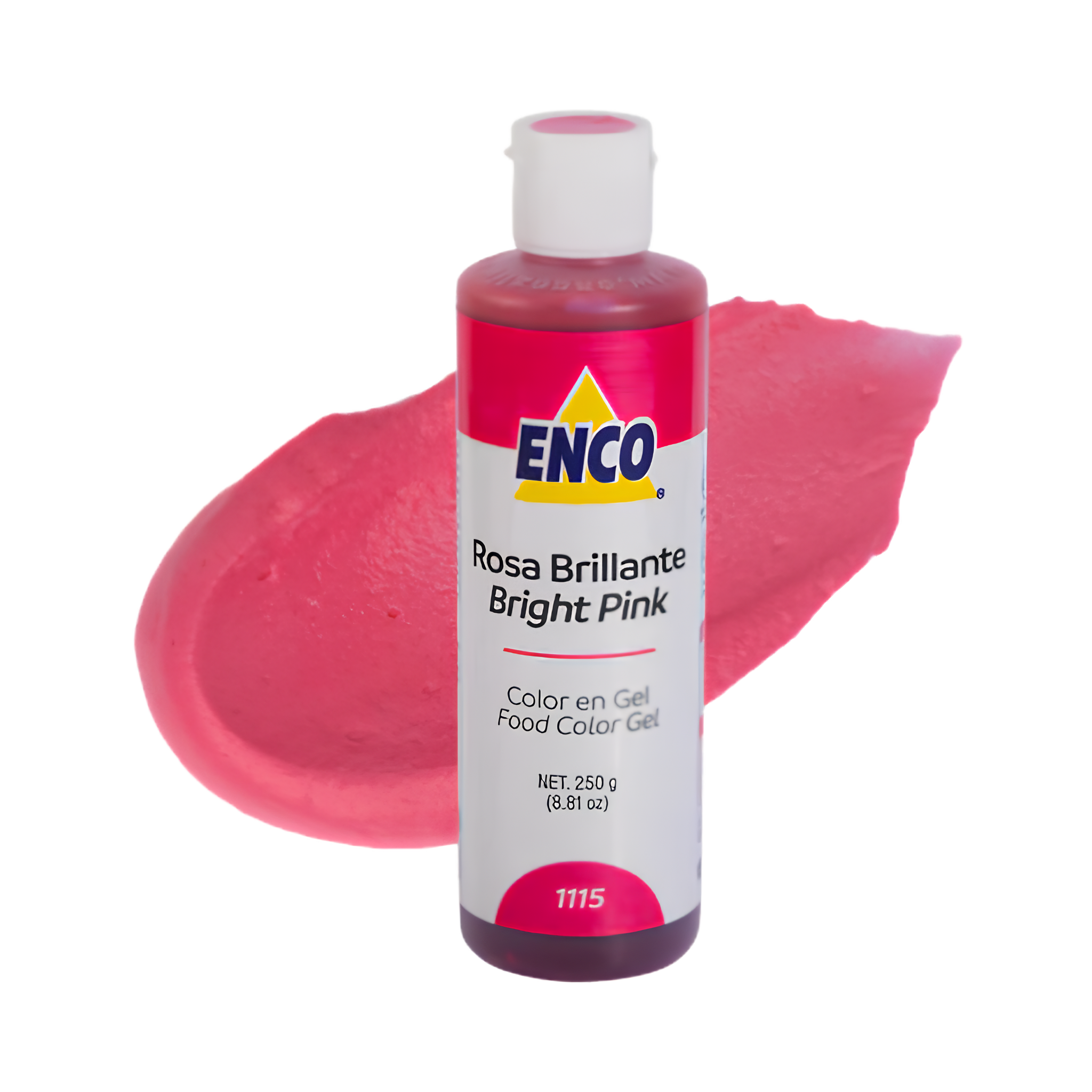 COLOR ROSA BRILLANTE EN GEL 250G ENCO