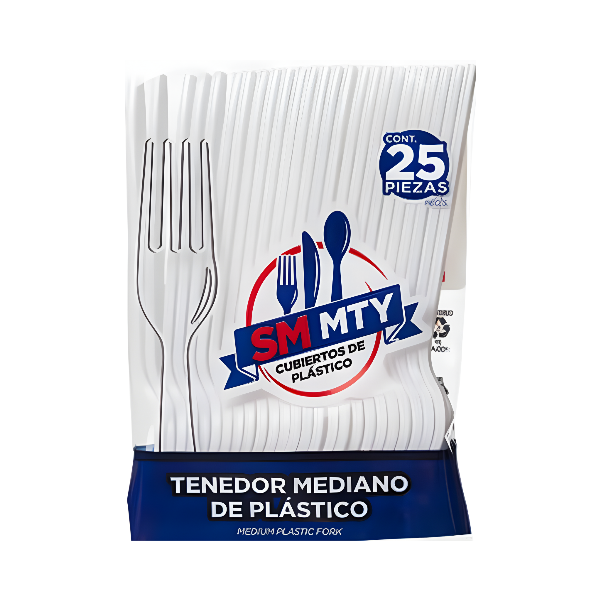 TENEDOR MEDIANO 25pz