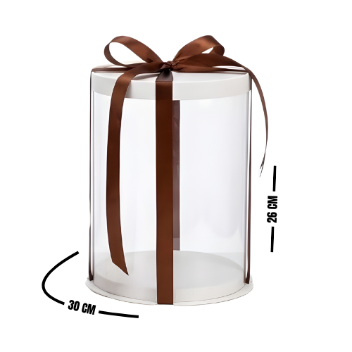 CAJA ACETATO CIRCULAR 12-2 30x26