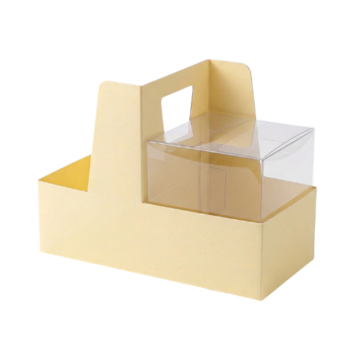CAJA CANASTA AMARILLA GRANDE