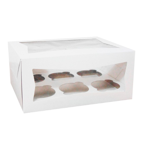 CAJA #17 CAJA BLANCA 6 CUPCAKES