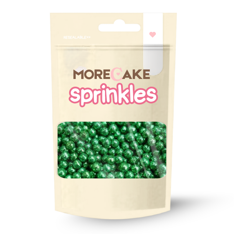 PERLA DIAMANTADA MEDIANA VERDE BANDERA
