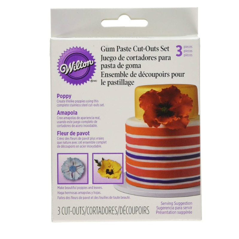 CORTADORES PASTA DE GOMA WILTON 3PZA