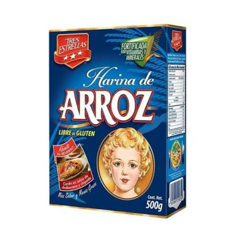HARINA DE ARROZ TRES ESTRELLAS