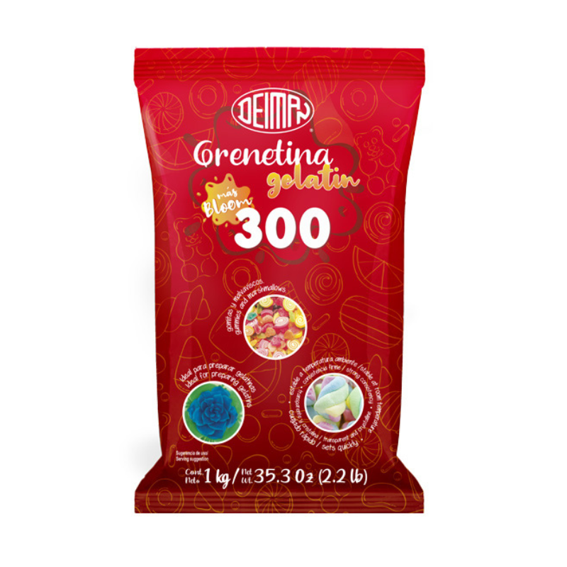 DEIMAN  GRENETINA GELATIN MAS BLOOM 300 1KG