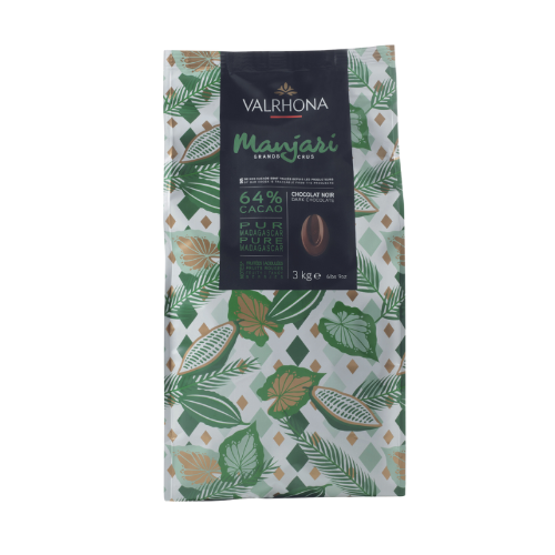 CHOCOLATE MANJARI 64% BOTON BOLSA 3 KG
