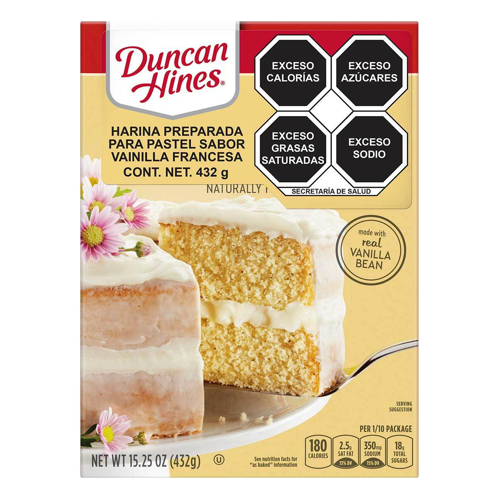 HARINA DUNCAN HINE VAINILLA FRANCESA 432 GR