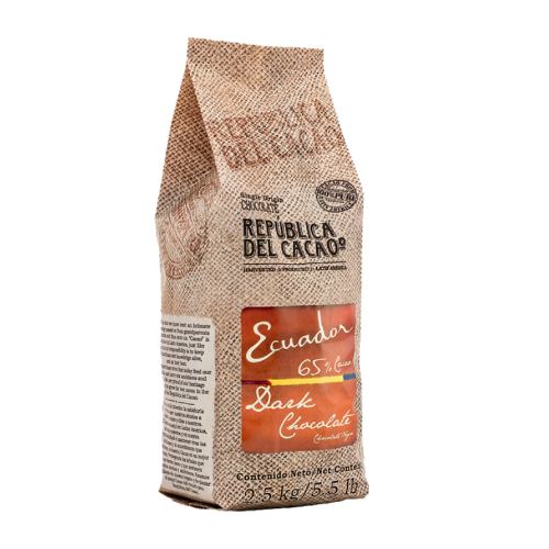 CHOCOLATE ECUADOR 65% 2.5KG REPUBLICA DEL CACAO
