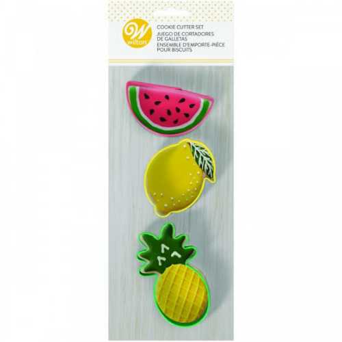 CORTADORES DE FRUTAS TROPICALES WILTON 3PZAS