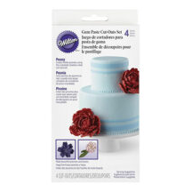 CORTADOR PASTA DE GOMA PEONY WILTON 4PZA