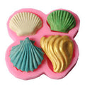 MOLDE SILICON 4 CONCHAS