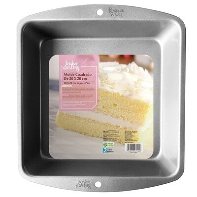 MOLDE CUADRADO 20x20 BAKE DARLING