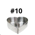 MOLDE DE ALUMINIO CORAZON 26.5 CM #10